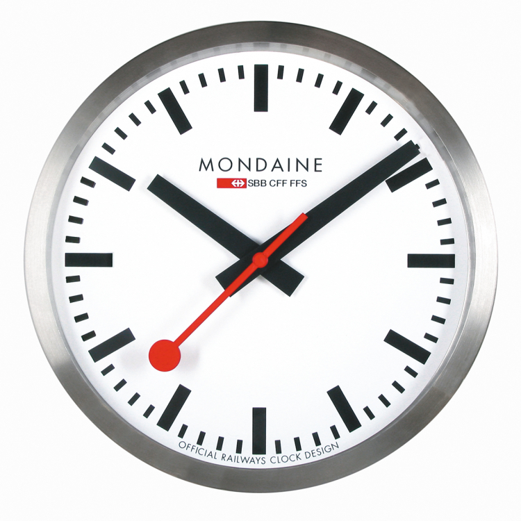 Mondaine Wall Clock 25 cm A990.CLOCK.16SBB Helen Kirchhofer