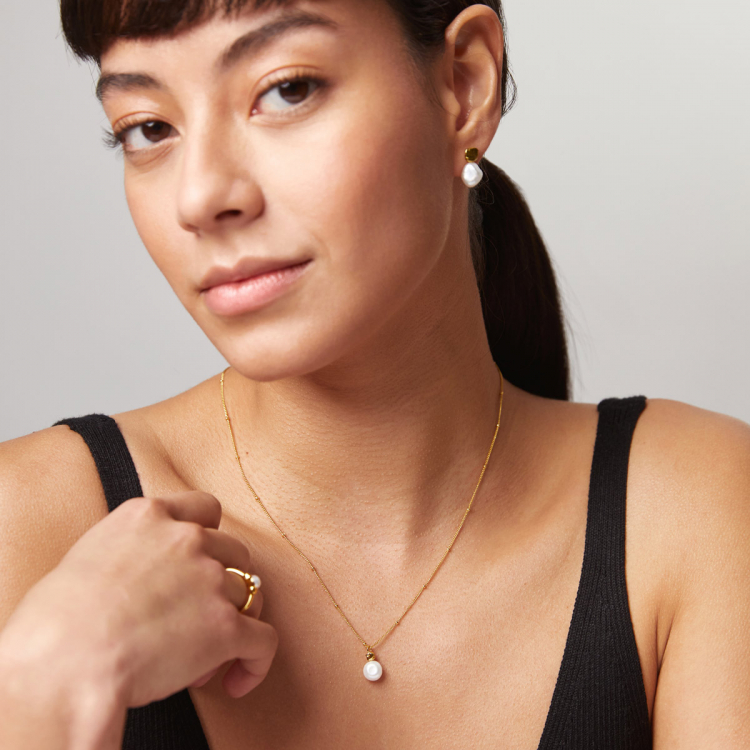 Paul Hewitt Ocean Pearl Halskette Gold PHJE0154 Helen Kirchhofer